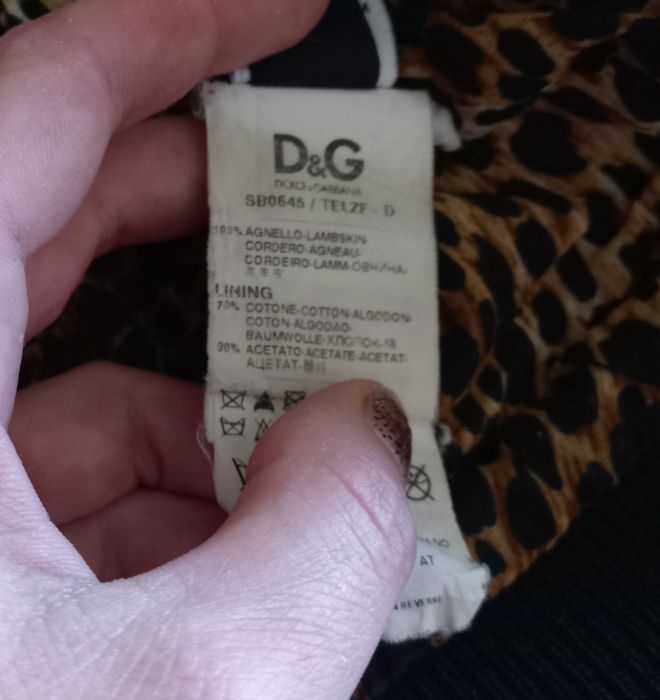 Кожаная женская куртка Dolce&Gabbana чёрного цвета, оригинал Италия
Ко