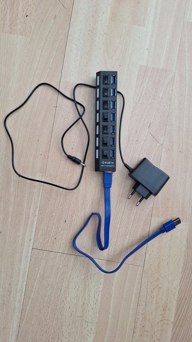 Hub USB 3.0 6 Portas com Interruptor