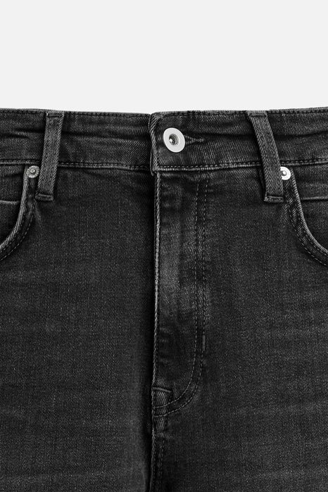 Czarne jeansy ZARA 36 slim dżinsy