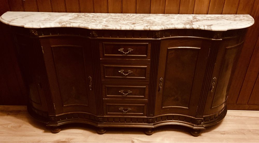 Movel Aparador/Apoio/Comoda/Armário Entrada (madeira Maciça e mármore)