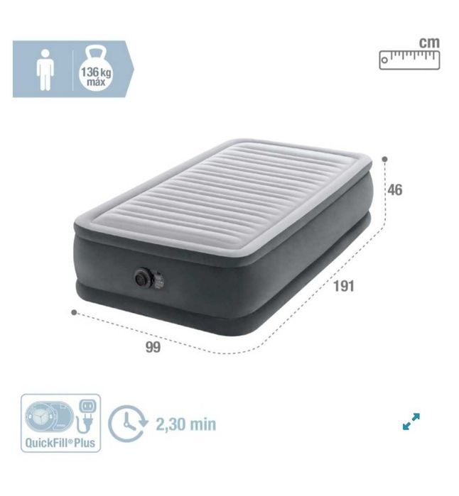 colchões infláveis Intex (disponível 2 unidades)