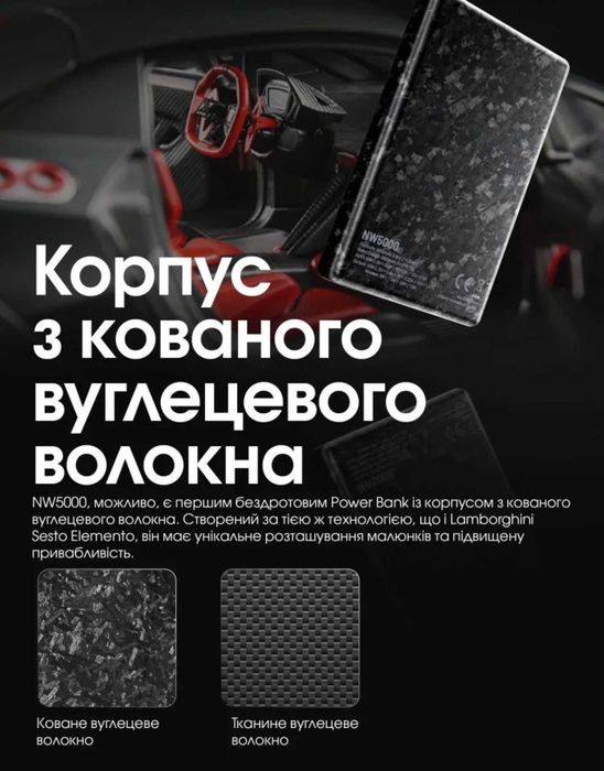 Nitecore NW5000 Зарядний Пристрій MagSafe | ОФ. ГАРАНТІЯ 1.5 РОКИ!