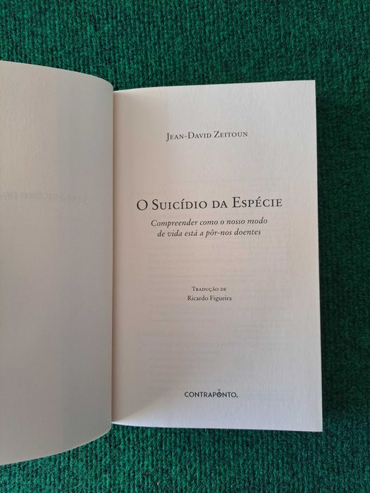 O Suicídio da Espécie - Jean-David Zeitoun