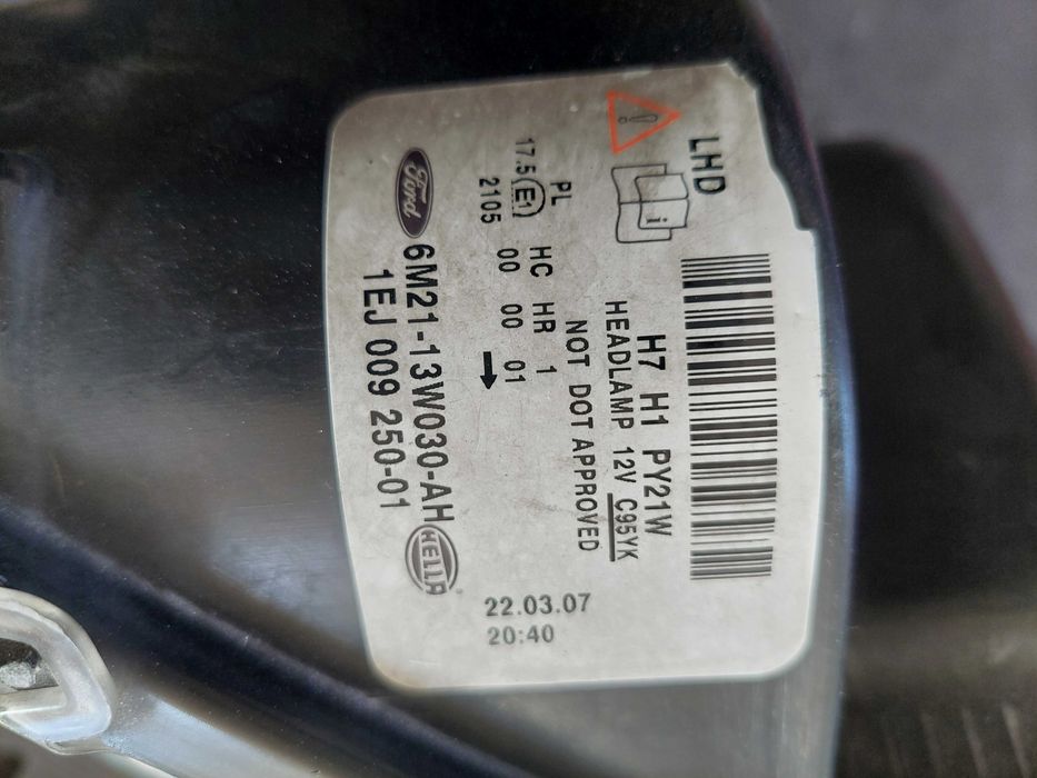 farol esquerdo Ford s-max