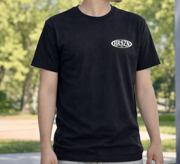 T-shirt Oversized HRSZN Estilo Streetwear Nova