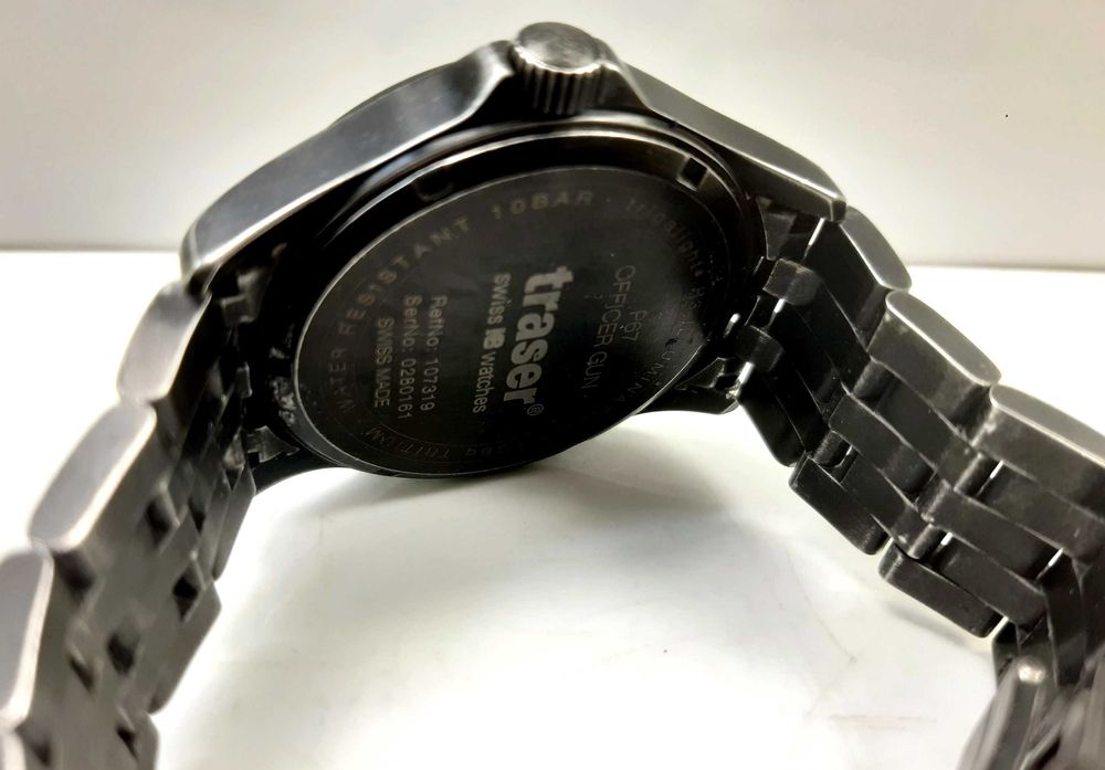 ZEGAREK TRASER P67 Officer PRO GunMetal Black/Lime MADE SWISS 42MM