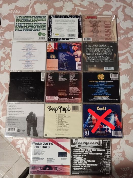 Coleção de 13 Álbuns Rock (14CD's)