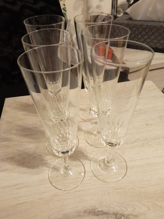 Nowe kieliszki do szampana 6 sztuk