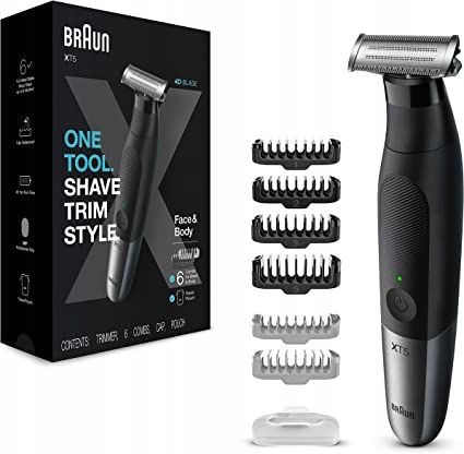 trymer braun braxt5200 czas pracy 45 min do stylizacji brody/ciała opis