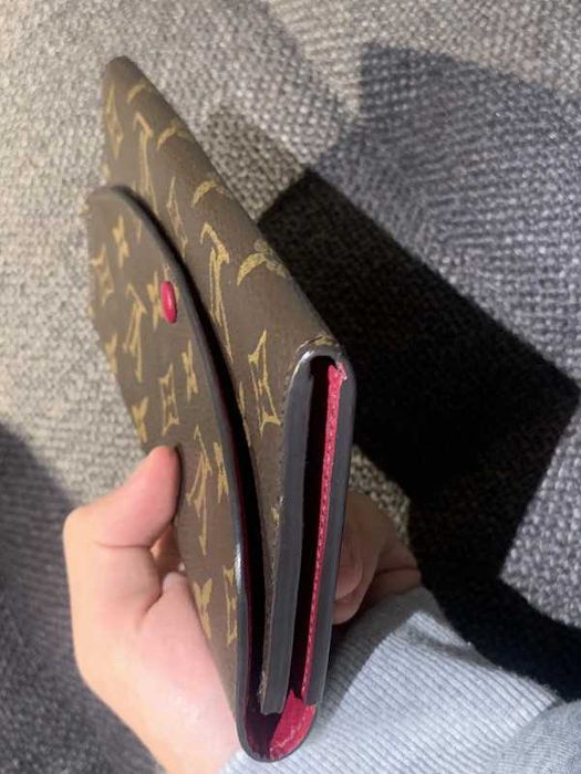 LV classic Monogram bean long wallet