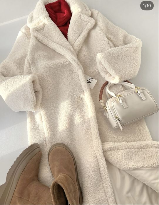 Шуба  тедди  zara S