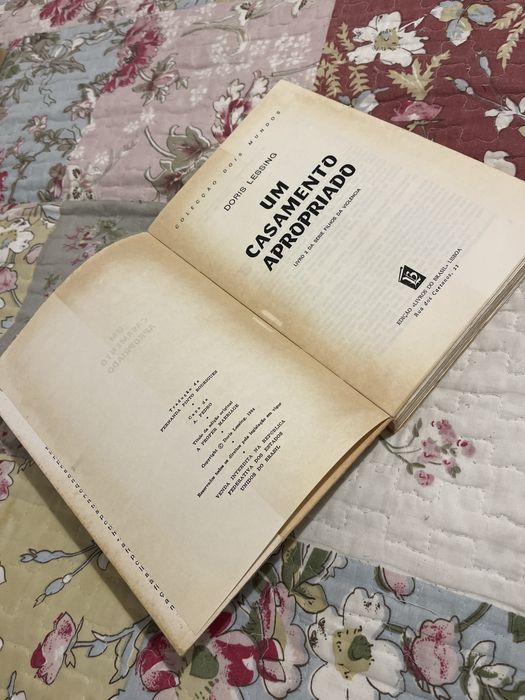 Livro Um casamento Apropriado, Doris Lessing