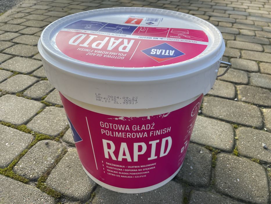 Gładź polimerowa ATLAS RAPID 25 kg mam 5 wiader