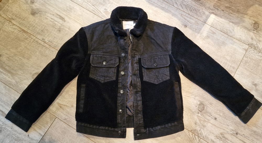 Katana męska z kożuszkiem TopMan ocieplana