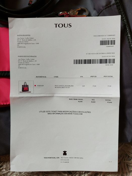 Carteira grande Tous