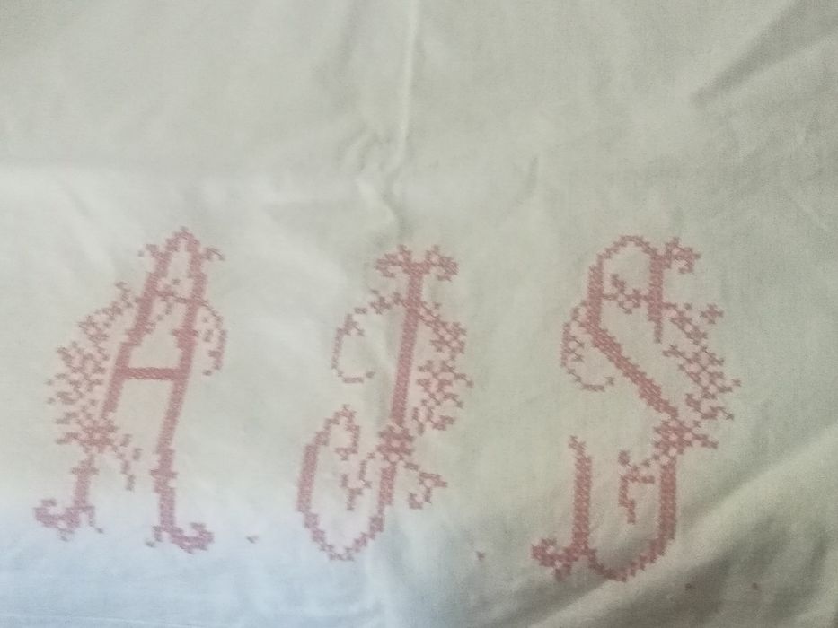 Toalha de linho antiga