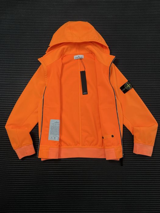 Куртка/софтшел Stone Island Light Shell-R Orange оригінал