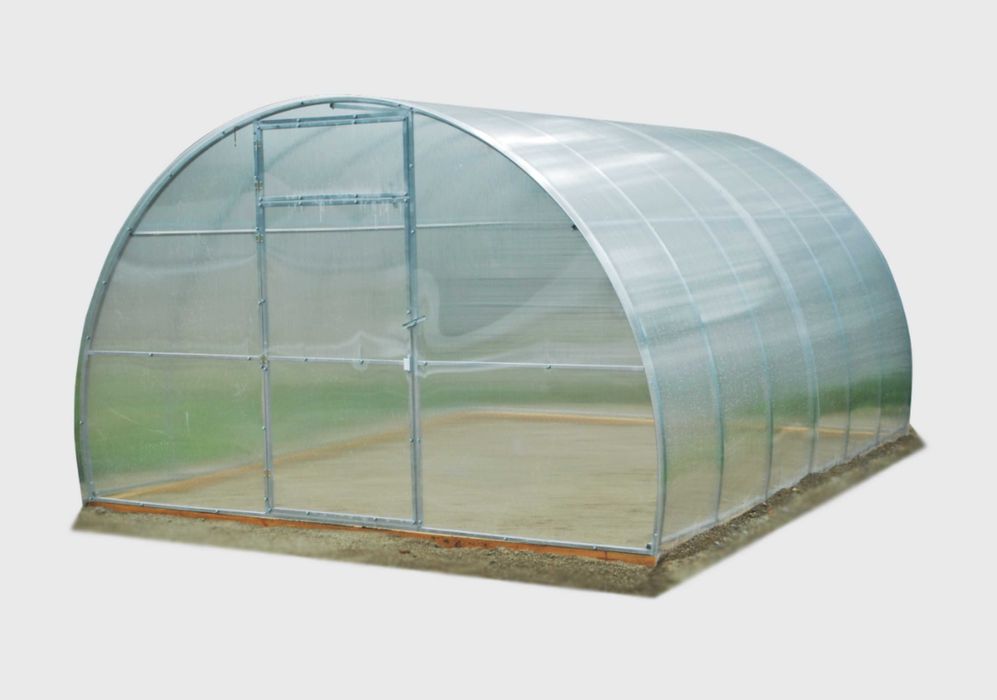 Tunel szklarnia Alistan 20×20mm ocynk  3×8m poliwęglan 4mm PROMOCJA