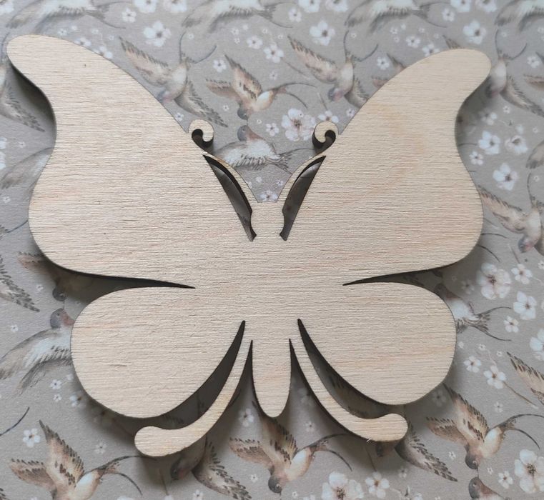 Drewniany Motyl Sklejka Scrapbooking Decoupage Kreatywna Zabawa mo9a