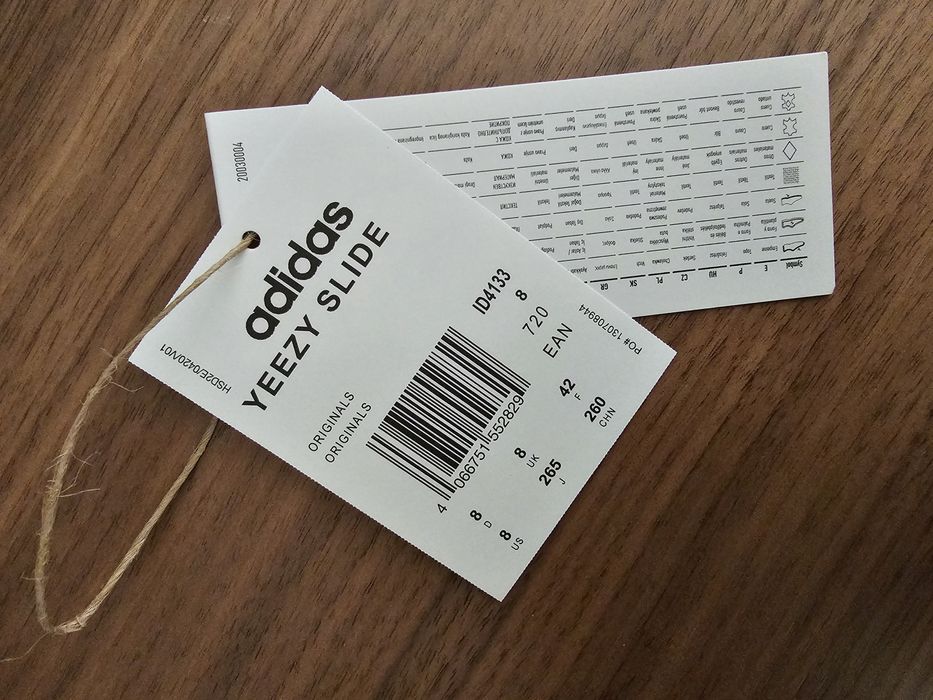 Adidas Yeezy Slide in Azure