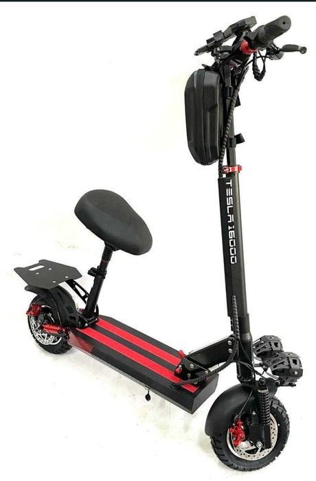 НОВИЙ Електросамокат Tesla 16000 16AH 48V  з сидінням