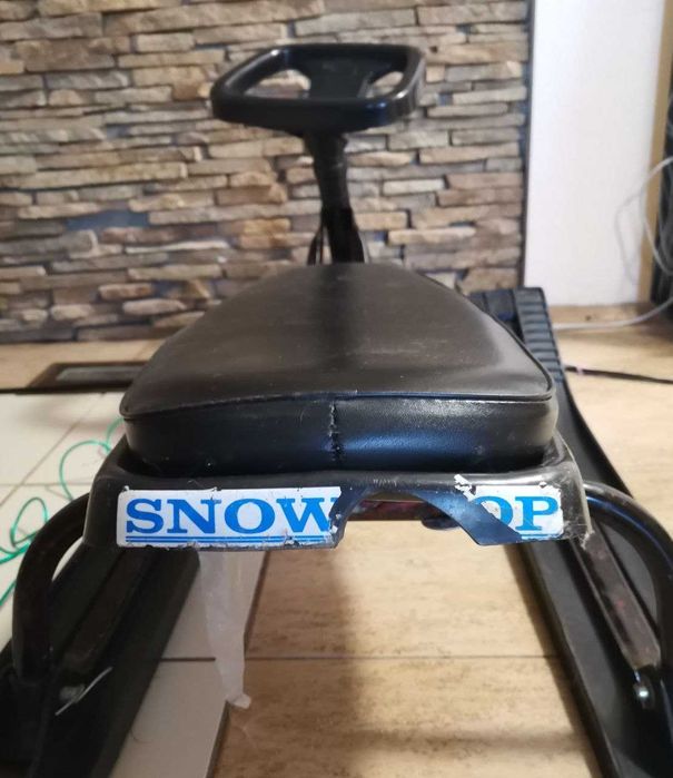 Снегокат детский Snow TOP, санки с рулем