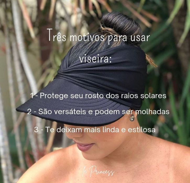 Viseira Bandana com proteção solar