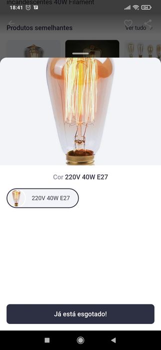 lâmpadas Edison E27423105848537272321