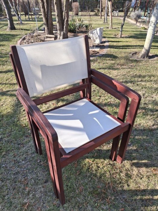 Krzesło drewniane lity eukaliptus