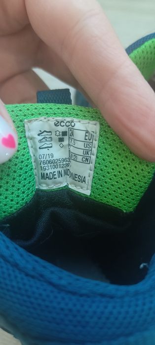 Ecco  черевики хайтопи кросівки непромокаючі Goretex устілка 16 см