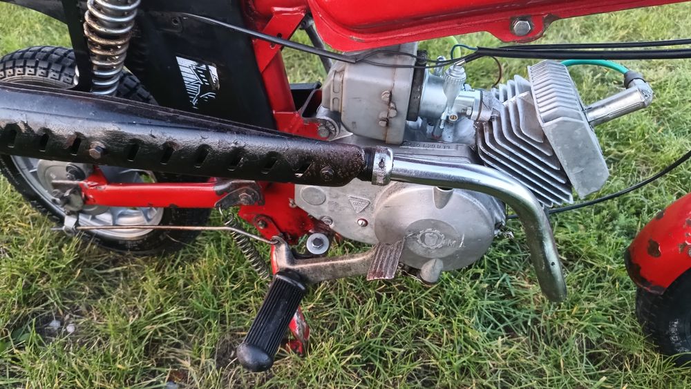 Motorynka zarejestrowana, zabytek, na chodzie Romet pony 301