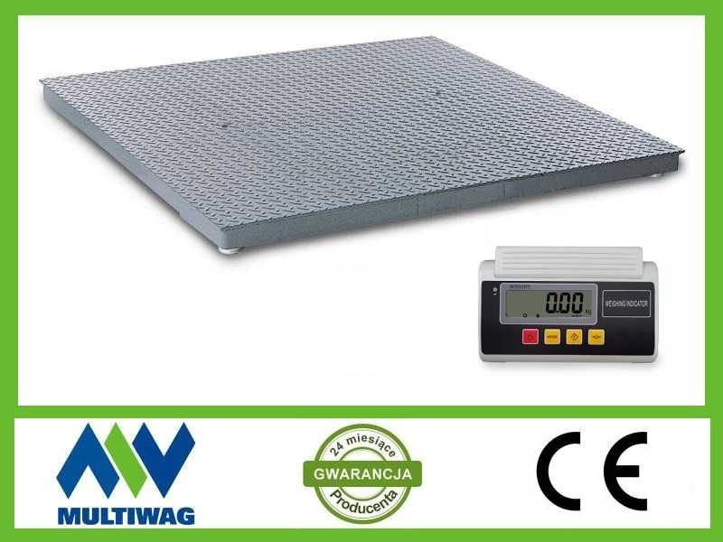 Waga Platformowa Magazynowa Paletowa BIGBAG 3000kg 3t 1,5x1,5m