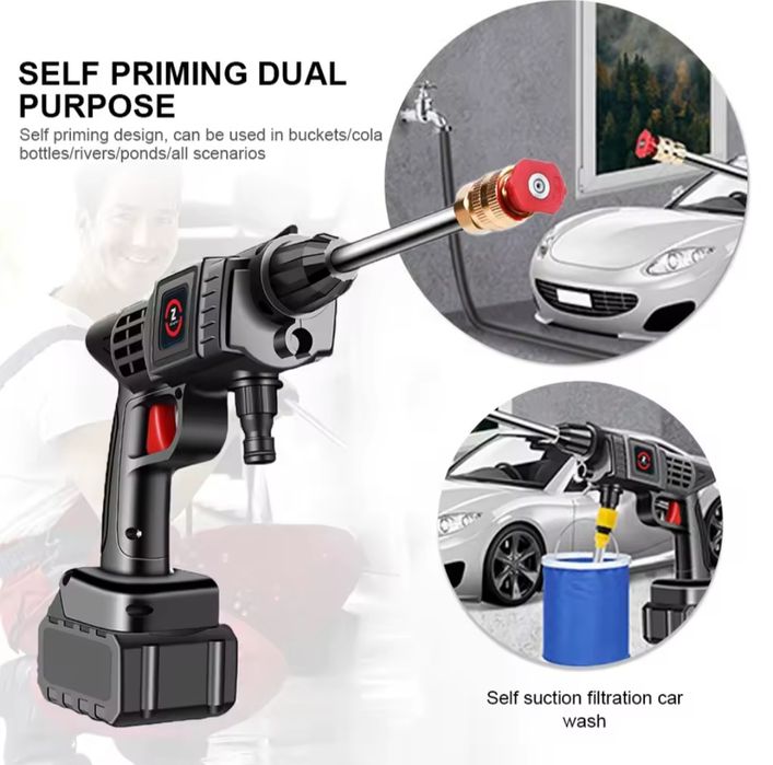 Pistola de pressão água lavagem nova