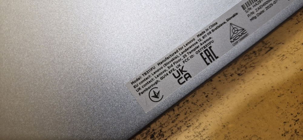 Планшет lenovo tb311fu  4/128gb