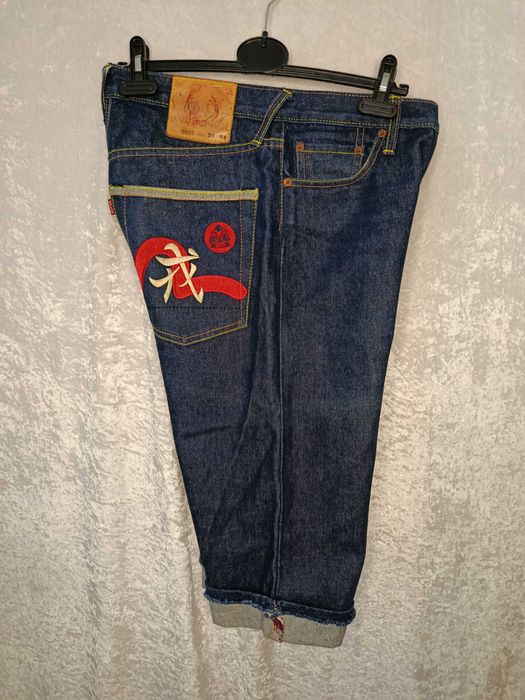 Evisu Vintage krótkie spodenki