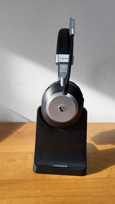 Wantek Bezprzewodowy zestaw słuchawkowy z mikrofonem, Bluetooth