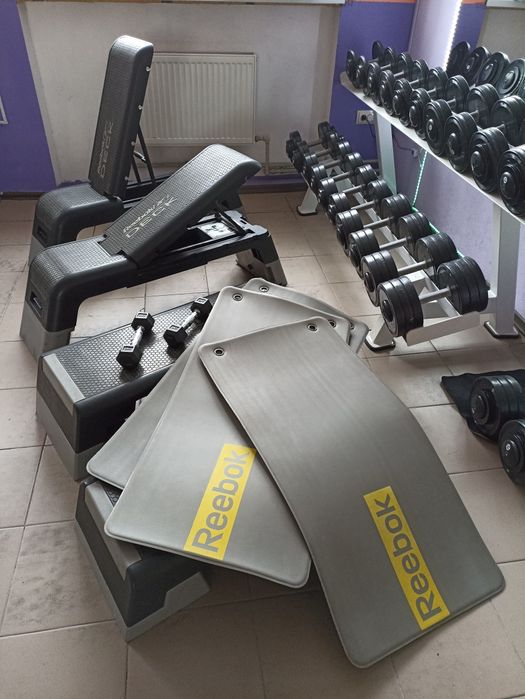 Степ платформа профі Reebok Deck, Reebok Step, ковдри Reebok, бодібари