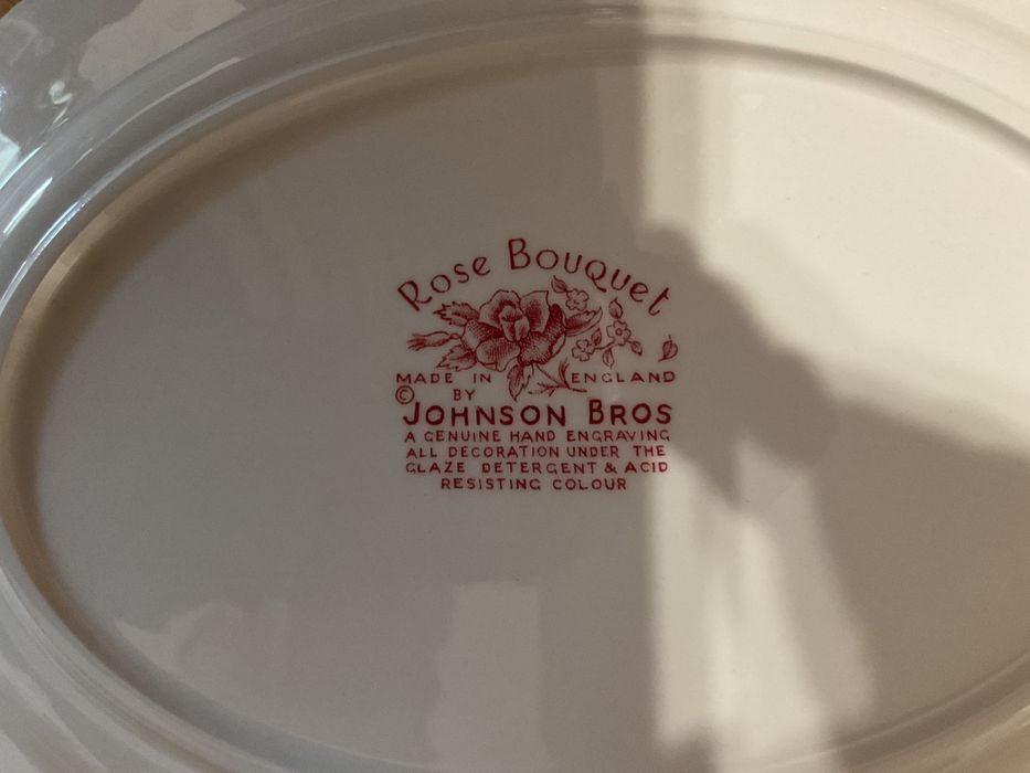 Serviço de louça inglês rose bouquet.