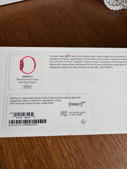 Смарт годинник Apple Watch Series 6 40mm (PRODUCT)RED