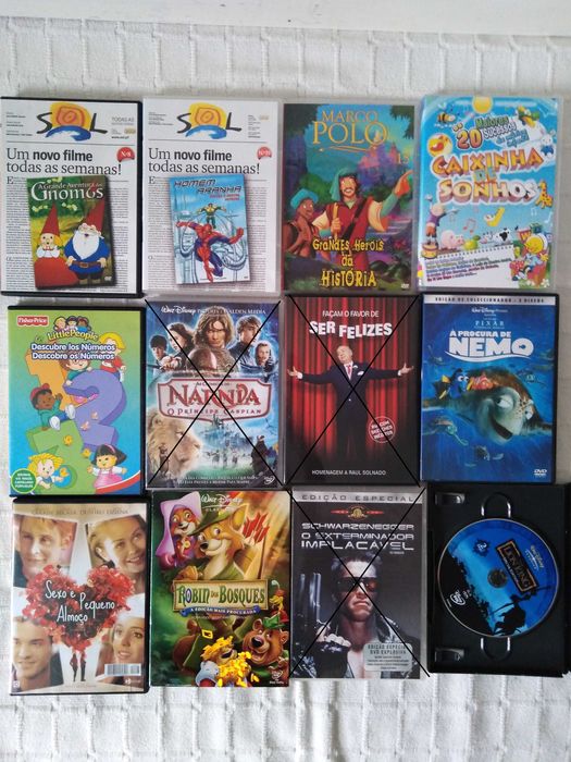 DVDs Vários Títulos
