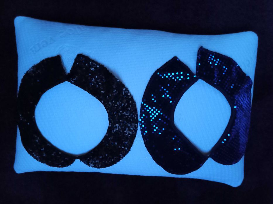 błyszczące kołnierzyki ozdobne-2szt