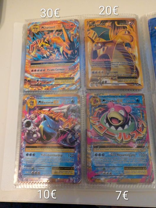 Cartas Pokémon diversas