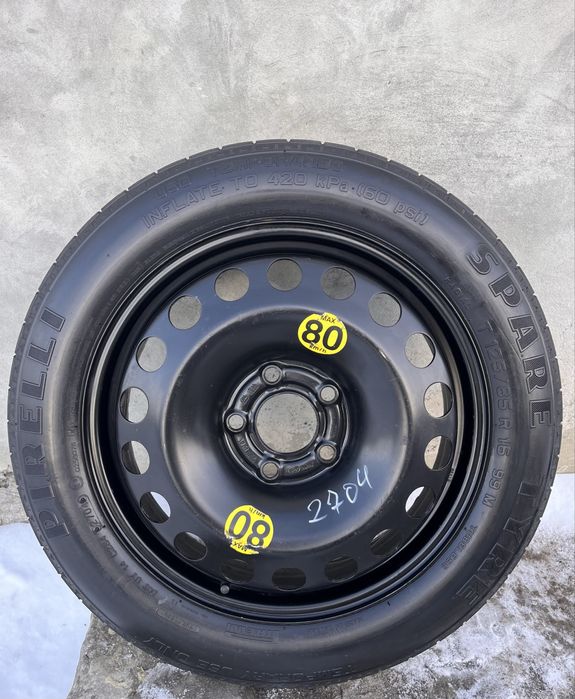 Докатка запаска запасне колесо r16 125 85 5*110 dia65.1 Опель Opel