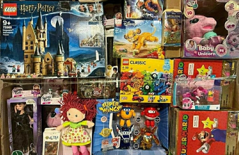 Karton Zabawk Mix 100PLN Nowe LEGO Barbie Hobbit Star Wars Pokemon