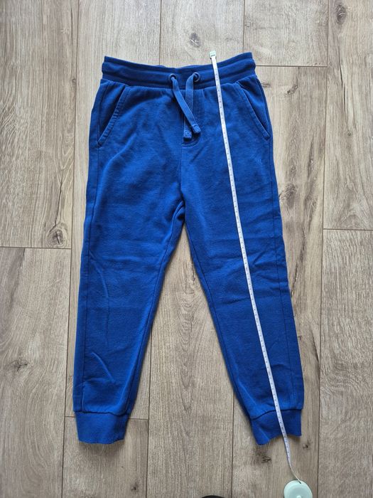 Jak nowe! Spodnie dresowe dziecięce, Cool Club, c. niebieskie, r 128