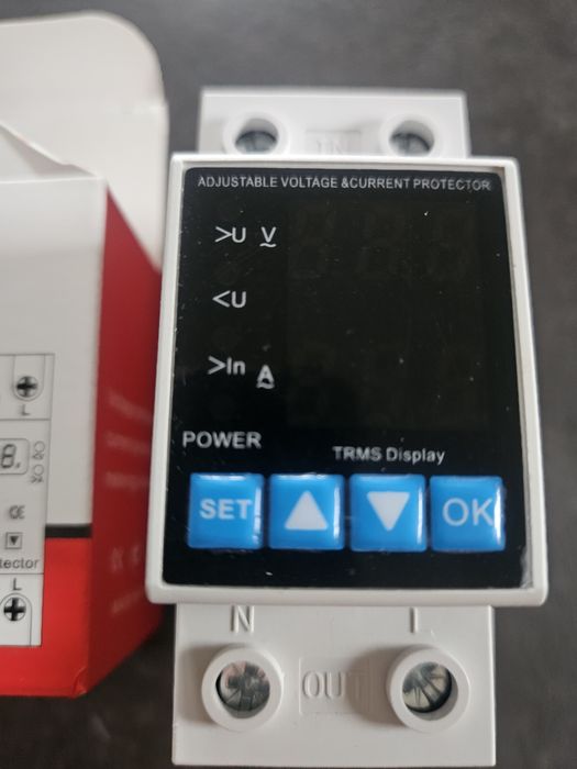 Реле напряжения  EARU, TOMZN, VOLTAGE WI-FI 40 А, 63A