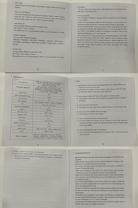 Câmara à prova d’água (Apeman A70)