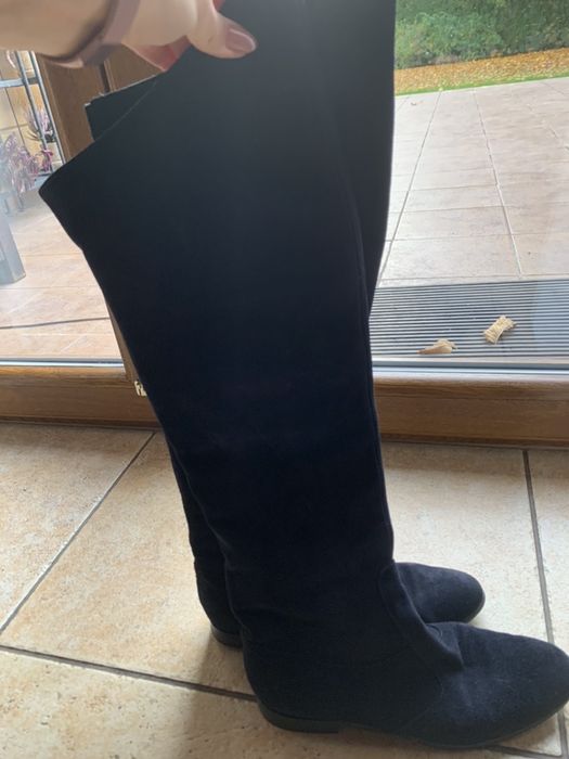 Kozaki granatowe Lavorazione Artigiana r.36