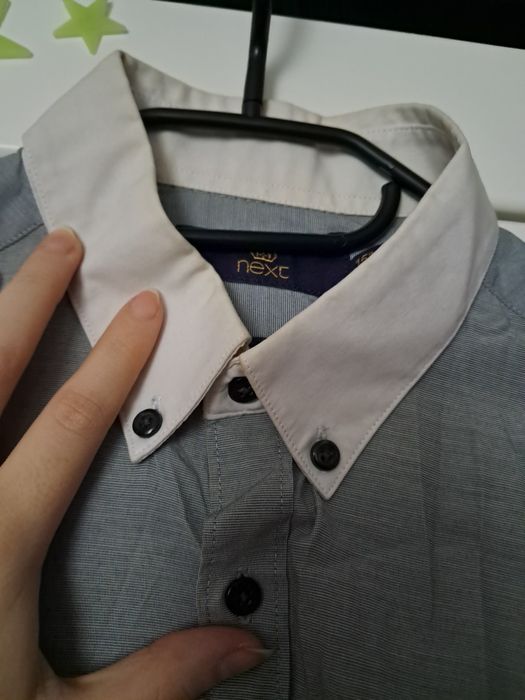 Szara koszula męska