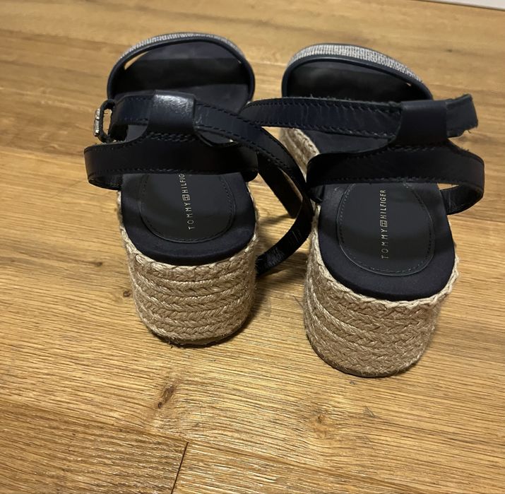 Sandały espadryle Tommy Hilfiger 39 granatowe